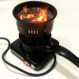 KKF, 600W Electric Charcoal Starter Hot Plate 220V with Rapid Ignition, Thick Heating Plate & Removable Tray