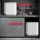 KKF, Mini Portable Desktop Dishwasher 800W Countertop Semi-Integrated with 220V Power