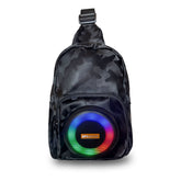 KKF, Multifunctional Shoulder Bag with 8W Bluetooth 5.4 Speaker, 4 Inch Woofer, TWS, FM, USB & TF Playback, 2500mAh Battery