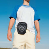 KKF, Multifunctional Shoulder Bag with 8W Bluetooth 5.4 Speaker, 4 Inch Woofer, TWS, FM, USB & TF Playback, 2500mAh Battery (19×13×8 cm)