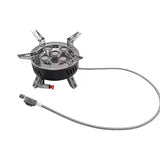 KKF Portable 5-Burner Camping Gas Stove with Windproof, Folding Design & Storage Bag - 11000W