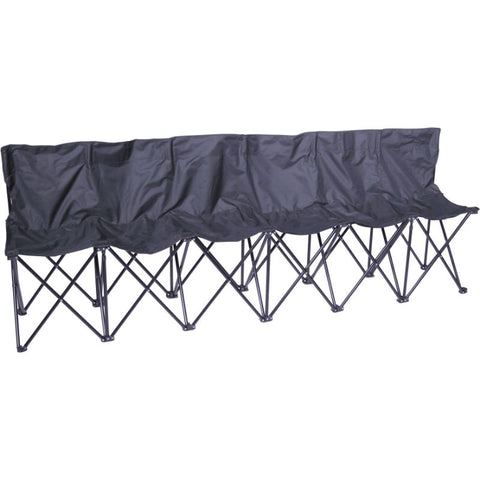 KKF Portable 6-Person Collapsible Outdoor Chair with Carry Bag