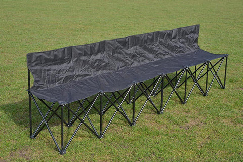 KKF Portable 6-Person Collapsible Outdoor Chair with Carry Bag