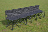 KKF Portable 6-Person Collapsible Outdoor Chair with Carry Bag