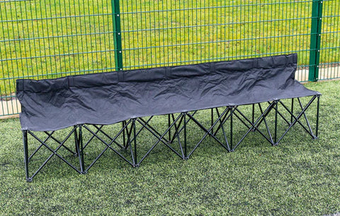 KKF Portable 6-Person Collapsible Outdoor Chair with Carry Bag