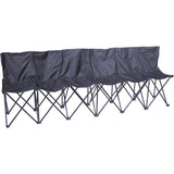 KKF Portable 6-Person Collapsible Outdoor Chair with Carry Bag