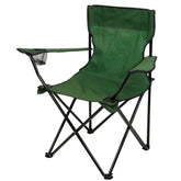 KKF Portable Foldable Camping Chair with Padded Seat & Mesh Cup Holder