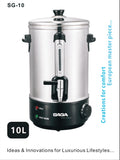 Saga 10L Water Boiler with Level Indicator & Overheat Protection - SG-10