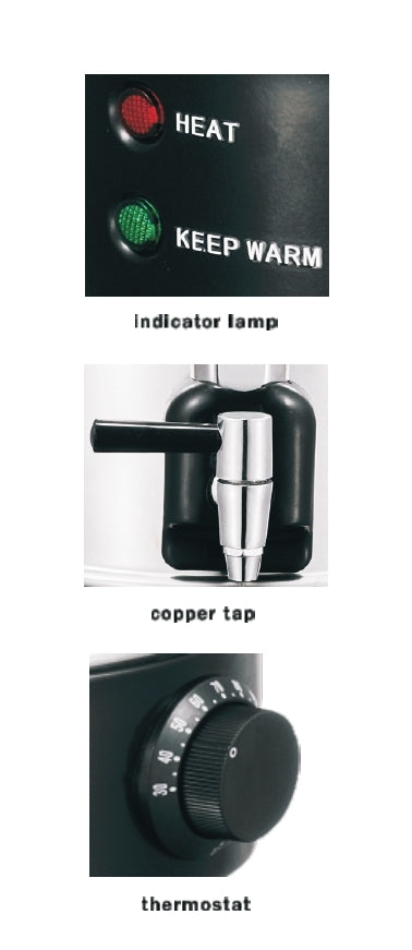 Saga 10L Water Boiler with Level Indicator & Overheat Protection - SG-10