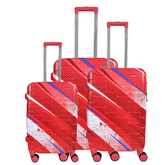 KarryOn, Aero Strokes Luggage Set – 3 Piece Polypropylene (20"/24"/28")