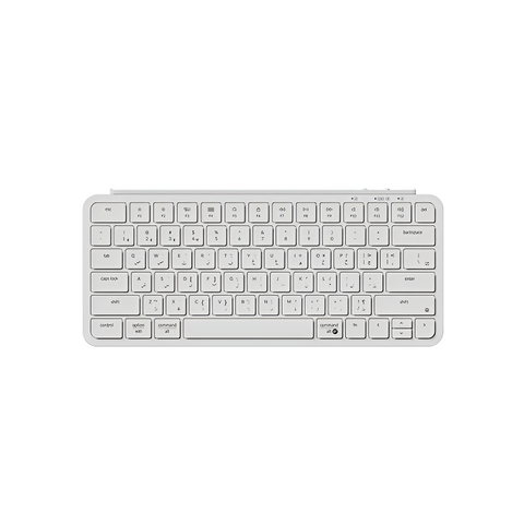Keychron, B1 Pro Ultra-Slim Wireless 75% ZMK Custom Keyboard for Windows & Mac, English/Arabic - Ivory White