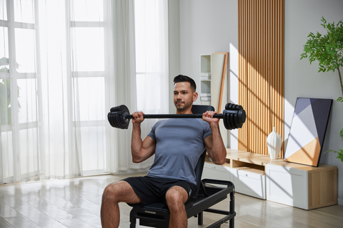 KingSmith 18KG Adjustable Dumbbell Kettlebell Barbell 3 in 1