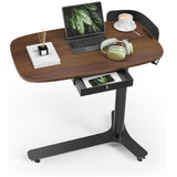 Kingsmith ETD2 Pneumatic Height Adjustable Table - Walnut