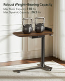 Kingsmith ETD2 Pneumatic Height Adjustable Table - Walnut