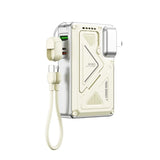 WiWU Knight Series 10,000 mAh Power Bank – 35W with Integrated CN+UK+EU Plug, White