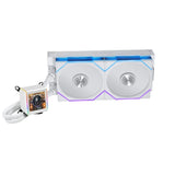 LIAN LI GALAHAD II LCD 280mm Liquid CPU Cooler with TL 140 Wireless Fans - White