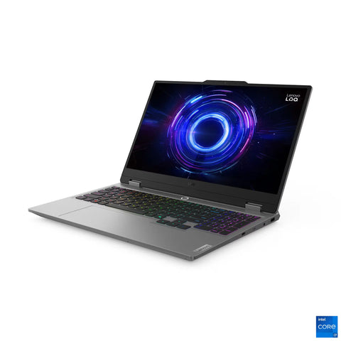 لينوفو لابتوب الألعاب LOQ 15 بمعالج Intel Core i7-13645HX، رام 16 جيجابايت ، هارد 512 جيجابايت SSD، كرت شاشة RTX 5050 بسعة 8 جيجابايت.