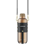 LePresso ThermaTrail Thermos Bottle with Crossbody Strap