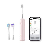 Wave Tooth Brush with high-frequency vibrations of up to 66,000 times per minute with an ultra-wide 60° oscillating motion. IOS and Android Support