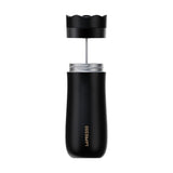 LePresso Insulated Mug with French Press - Black
