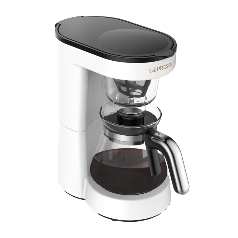 LePresso, Drip Coffee Machine BS plug 0.75L - White LePresso, Drip Coffee Machine BS plug 0.75L - White