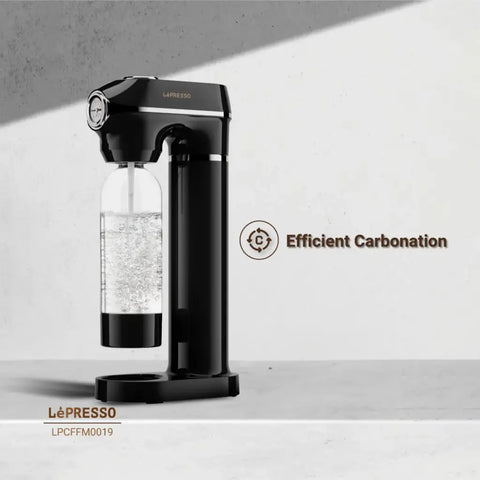 Lepresso Carbonator Instant Sparkling Water - Black