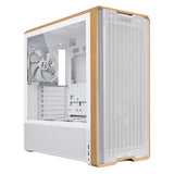 LIAN LI Lancool 217 Mid Tower ATX Gaming Case - White (5 Fans Included)