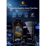 Liberty Guard, Clear 9H Hardness, Anti-Static, Black Edge, Screen Protector (17 Pro Max)