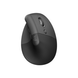 Logitech, Lift Vertical Ergonomic Bluetooth/Wireless Mouse - Graphite