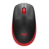 Logitech M190 Full-Size Wireless Optical Mouse – Red