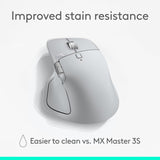 Logitech MX Master 4 Advanced Wireless / Bluetooth Mouse – Pale Grey