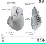 Logitech MX Master 4 Advanced Wireless / Bluetooth Mouse – Pale Grey