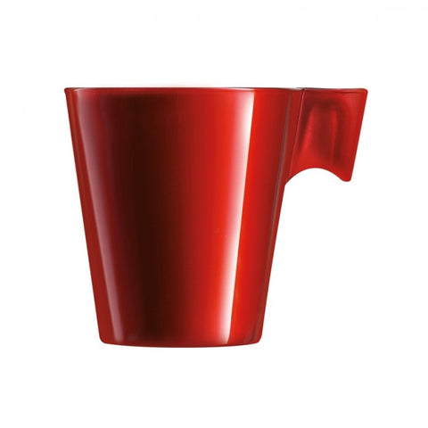 Luminarc Flashy Expresso Cup Red 8c