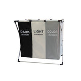 Foldable Laundry Basket 3 Bag