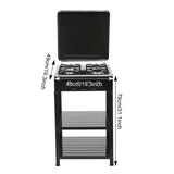 Boko Deluxe 4 Burner Propane Gas Stove with Auto Ignition & Detachable Legs