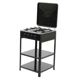 Boko Deluxe 4 Burner Propane Gas Stove with Auto Ignition & Detachable Legs