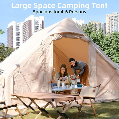 Inflatable Waterproof Camping Tent for 4 People – 2 × 3 m