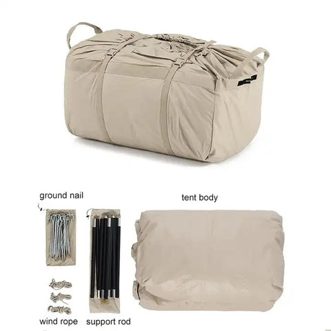 Inflatable Waterproof Camping Tent for 4 People – 2 × 3 m