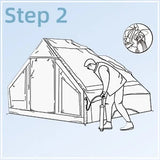 Inflatable Waterproof Camping Tent for 4 People – 2 × 3 m