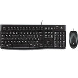 Logitech MK120 Wired Keyboard & Mouse Combo Arabic/English – Black
