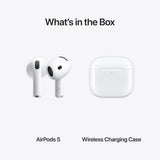 Apple AirPods 5 with Magsafe Charging Case Noise Cancelling - White