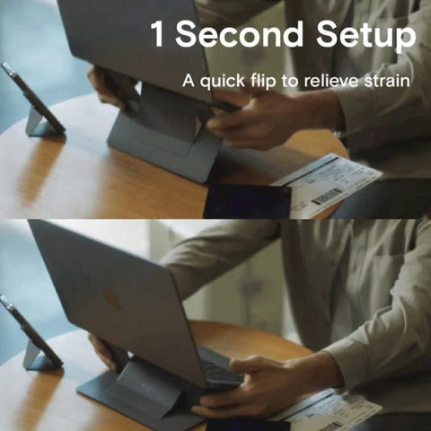 Moft MS006G-1-BK, Cooling Laptop Stand For Macbooks - Black