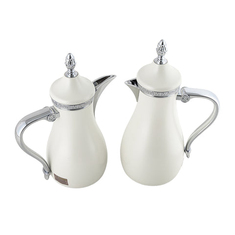 Vaccum Flask Set - 1L + 700ml - Ivory