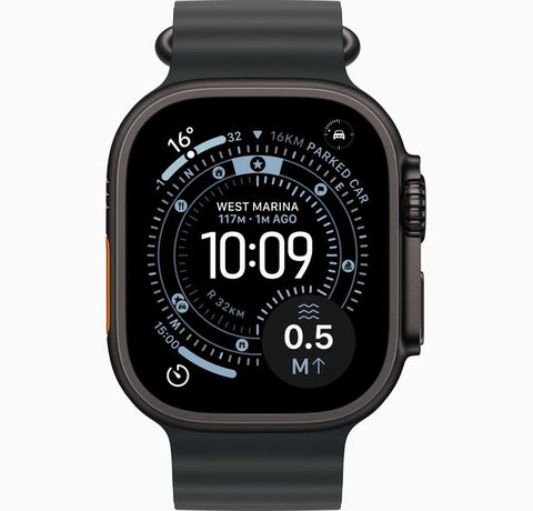 Apple Watch Ultra 3 Gps + Cellular 49Mm Black Titanium Case With Black Ocean Band