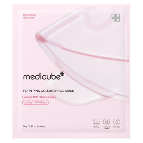 Medicube, PDRN Pink Collagen Gel Mask - 4 Pcs
