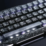 GravaStar Mercury V60 Pro 60% Hall Effect Magnetic Switch Gaming Keyboard Special Edition - Cyber Frost Black