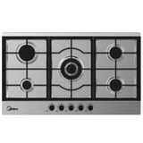 Midea, Built-In Gas Hob 90cm, 5 Burners, Stainless Steel (90GSQ005)