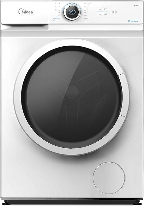 Midea Front Load Washing Machine 8Kg 1400 RPM BLDC White