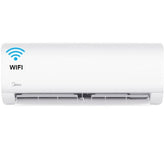 Midea, Wi-Fi Split Air Conditioner Inverter, 1.5 Ton, 18,000 BTU, Hot/Cold, R410A, Inverter Compressor