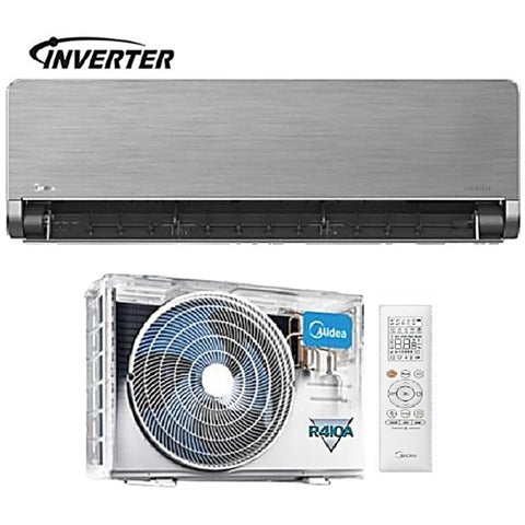 Midea, Wi-Fi Split Air Conditioner Inverter, 2 Ton, 22,500 BTU, Hot/Cold, R410A, Inverter Compressor